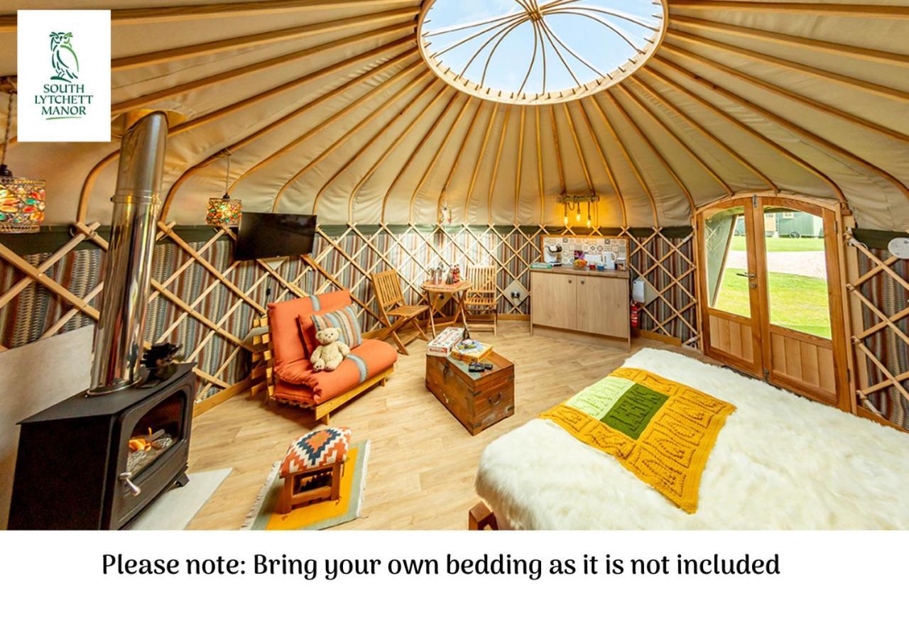 Glamping At South Lytchett Manor Hotel Poole Bagian luar foto